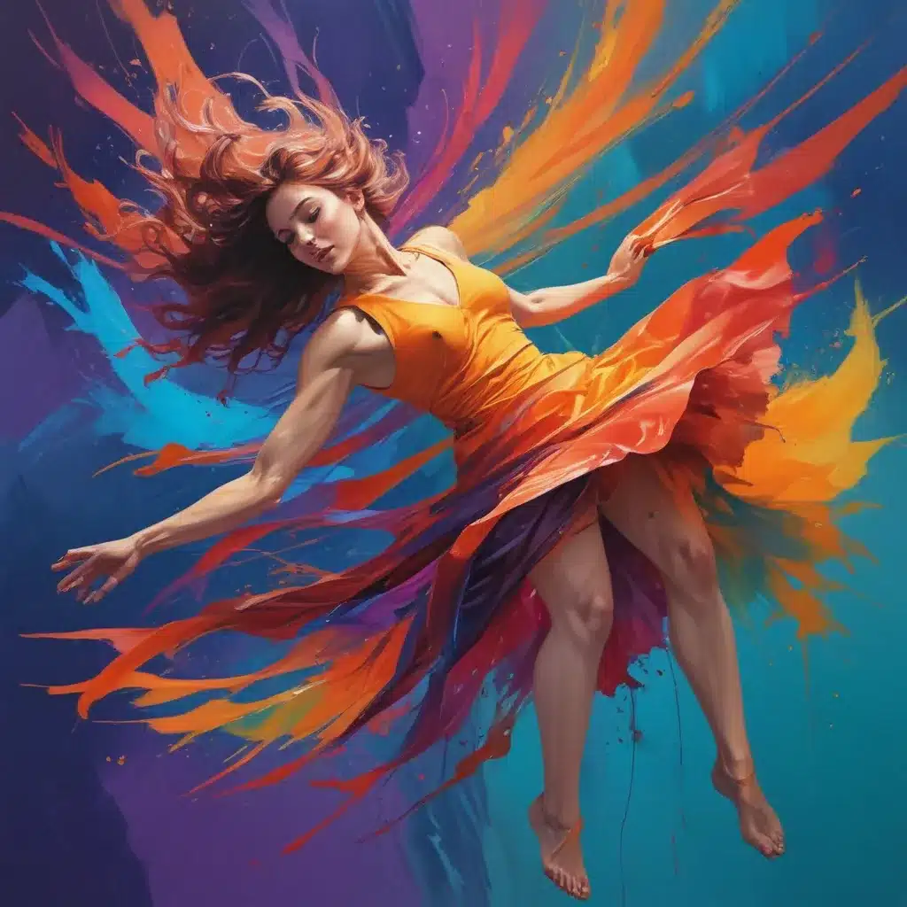 Kinetic Compositions: Mastering the Art of Depicting Movement in Vibrant Acrylic Paintings