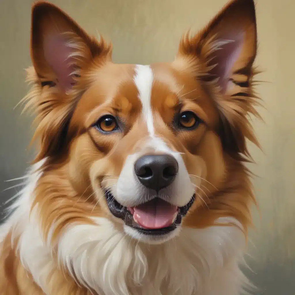 Mastering Expressive Brushwork for Dynamic Canine Paintings