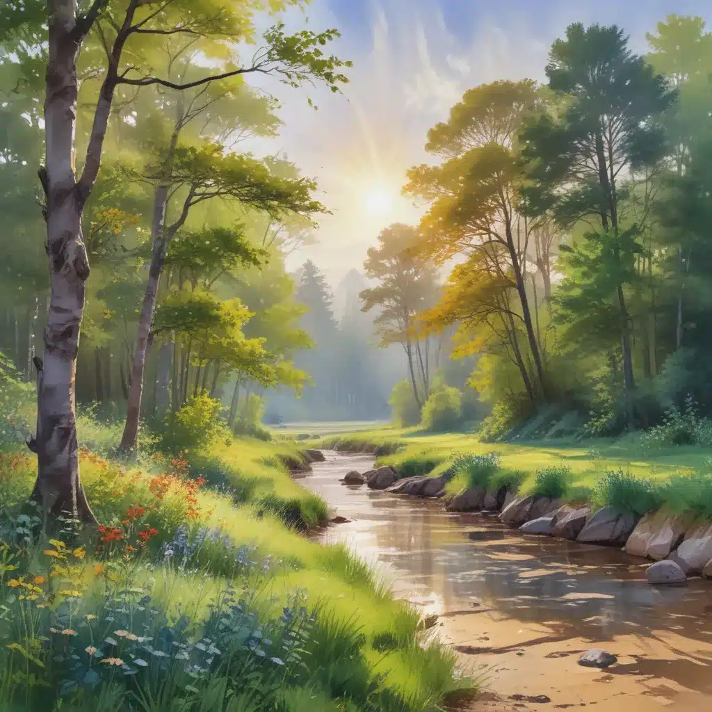 Optimising Watercolour Techniques for Vibrant Nature Scenes