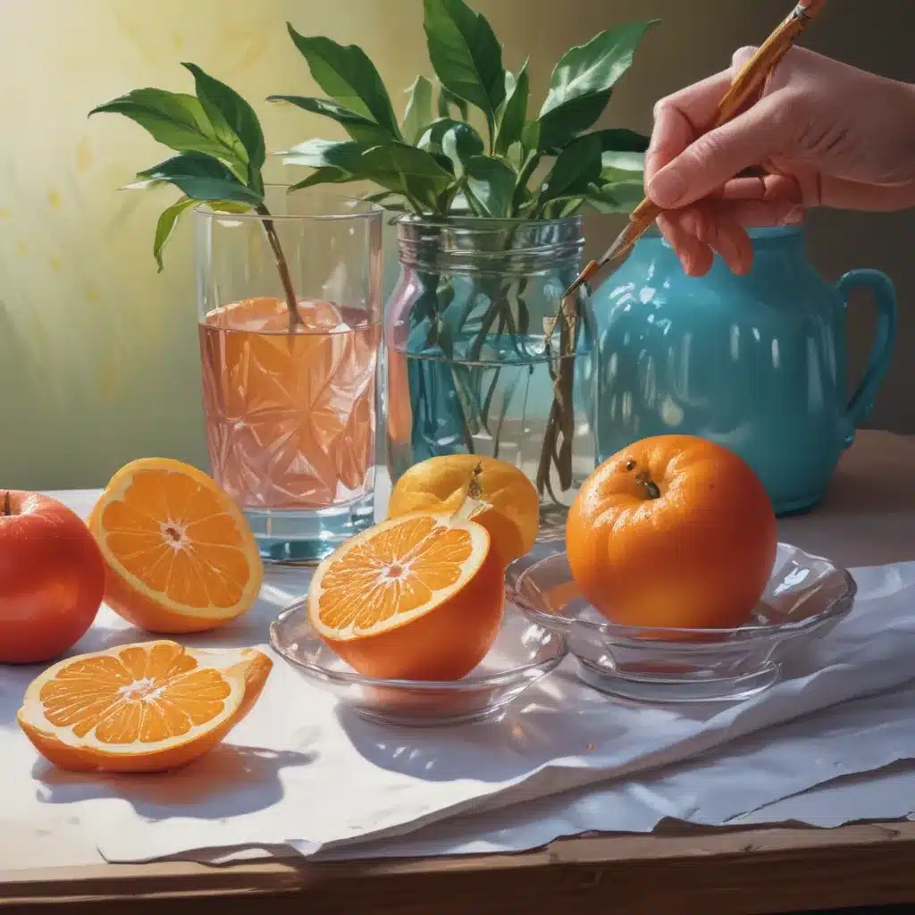 Radiant Realism: Rendering the Essence of Illumination in Vibrant Gouache Painting Techniques for Still Life Studies
