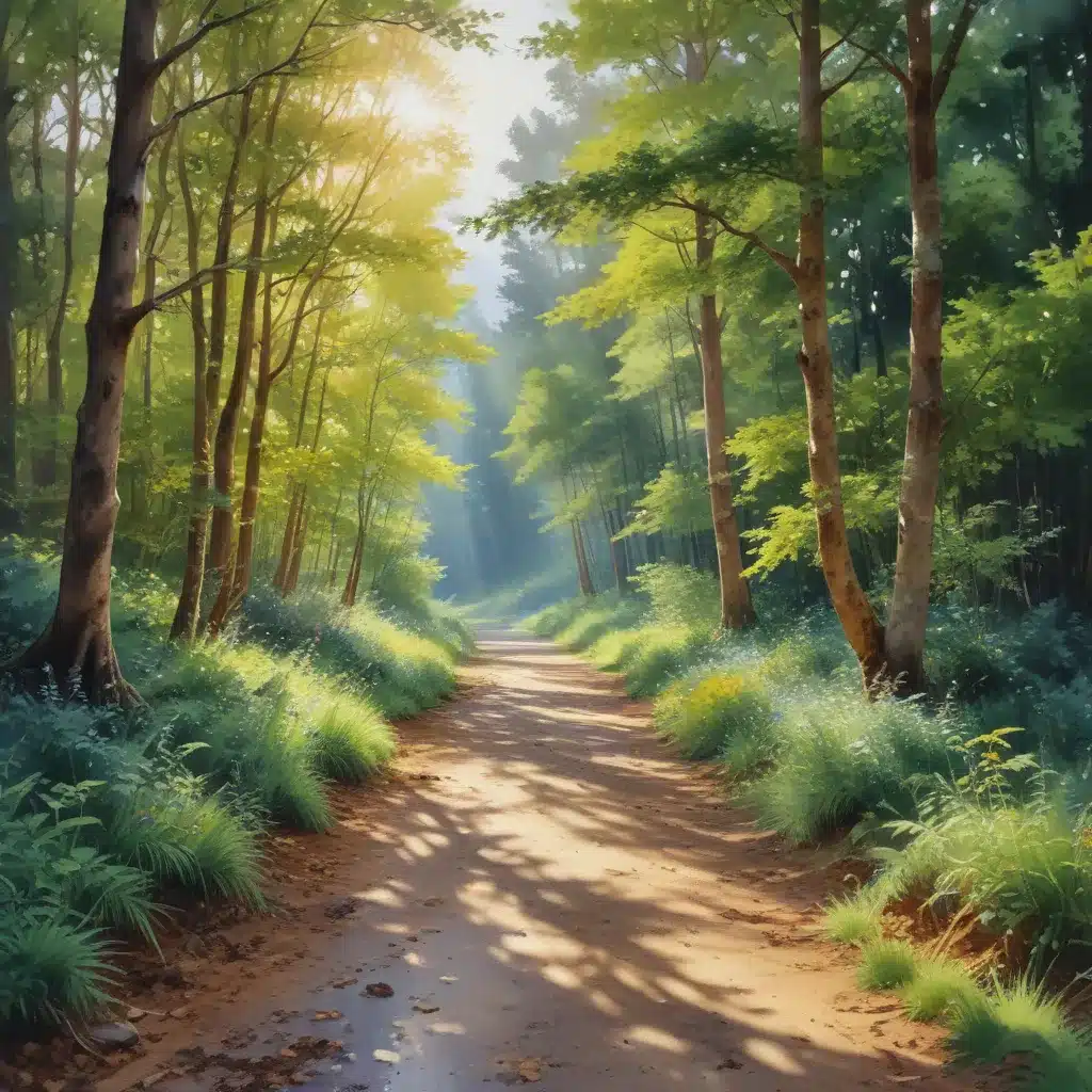 Radiant Realism: Rendering the Essence of Illumination in Vibrant Watercolour Landscapes