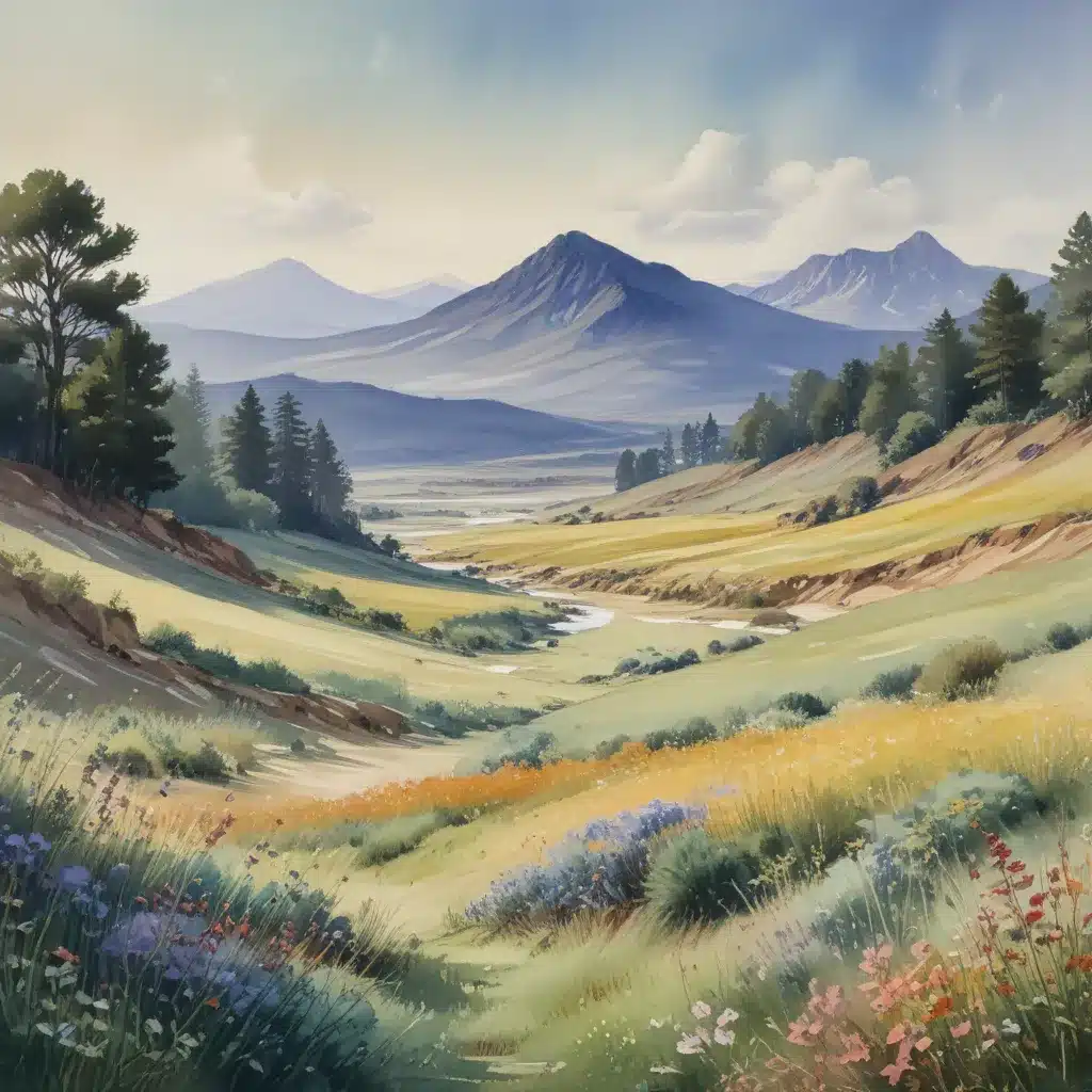 Reimagining the Landscape: Experimental Techniques for Captivating Compositions in Watercolour