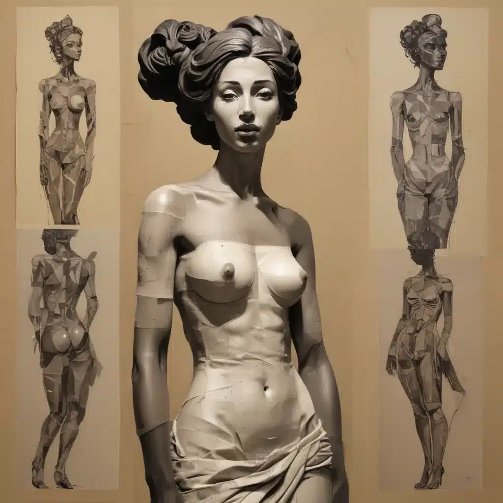 Sculptural Silhouettes: Innovative Approaches to Figure Drawing in Mixed Media Compositions and Collage