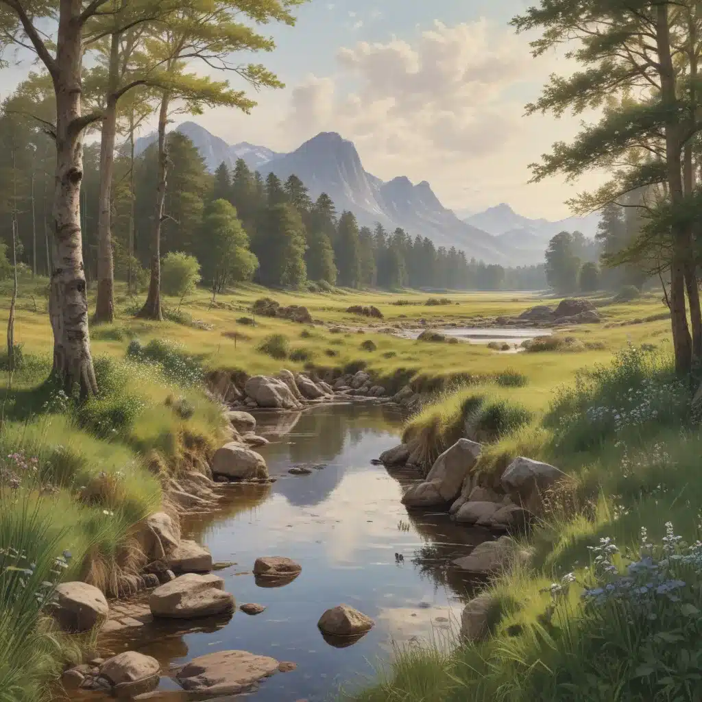 Sketching the Landscape: Capturing the Essence of the Natural World