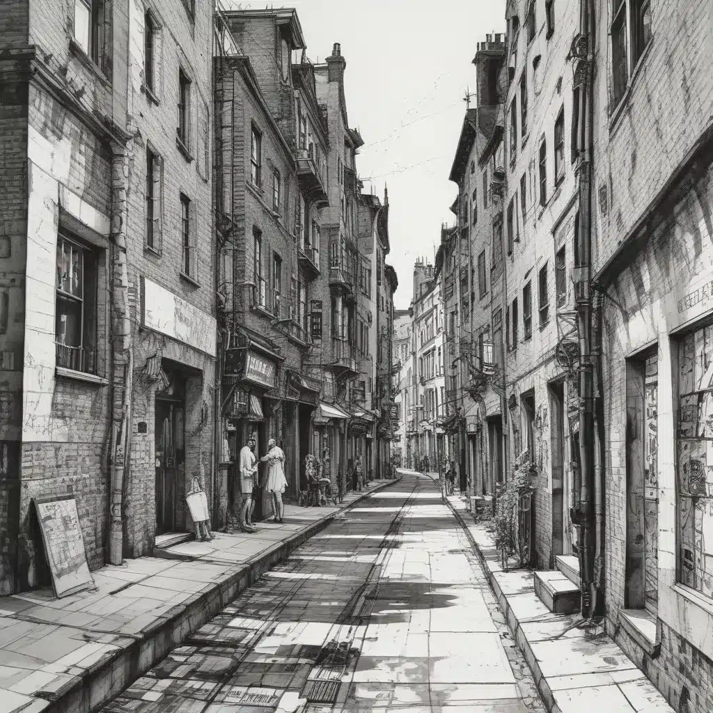 Unconventional Perspectives: Innovative Approaches to Urban Sketch Composition in Pen and Ink