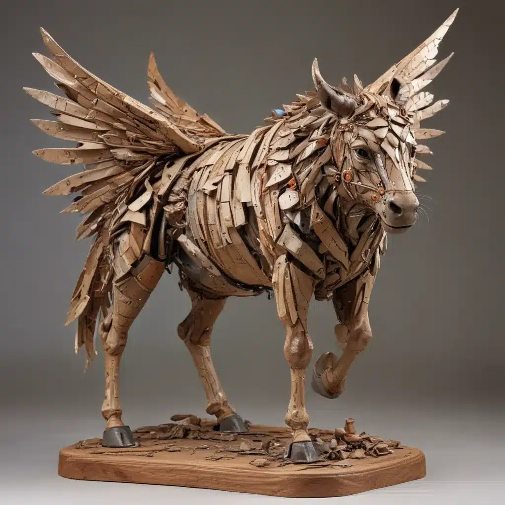 Upcycled Artistry: Transforming Discarded Materials into Captivating Sculptures