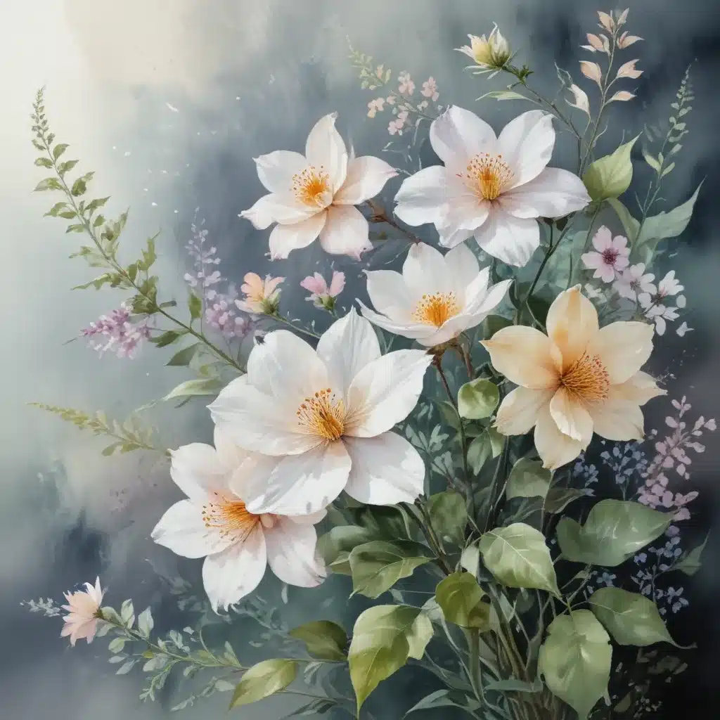 Watercolour Whispers: Painting Ethereal, Atmospheric, and Emotionally-Charged Floral Artworks