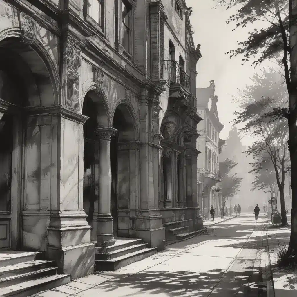 Architectural Sketching: Innovative Strategies for Conveying Dramatic Shadows in Expressive Ink Wash
