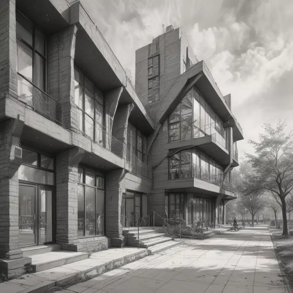 Architectural Sketching: Innovative Techniques for Capturing Atmospheric Perspective in Expressive Graphite