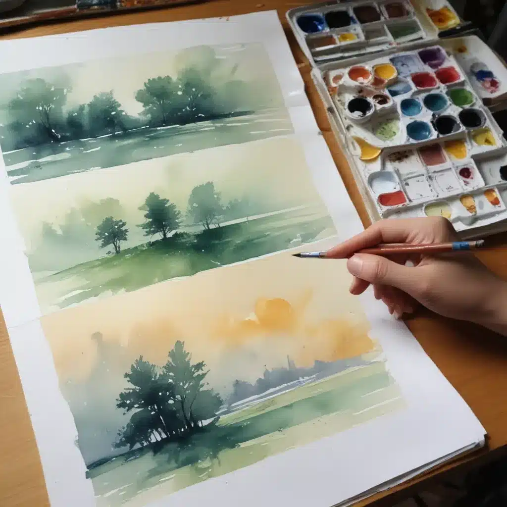 Balancing Control and Chance: Watercolour Exercises for Expressive, Atmospheric Artworks