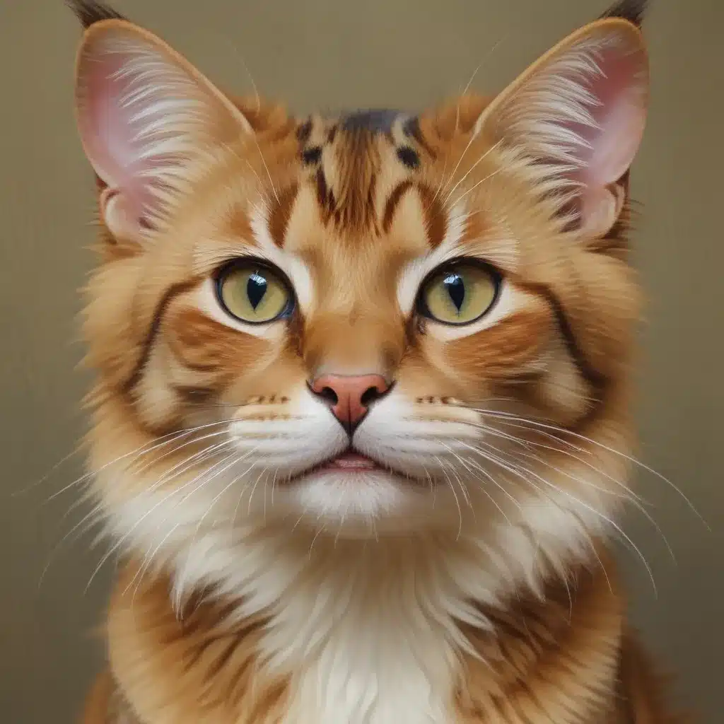 Balancing Realism and Abstraction in Captivating Feline Paintings