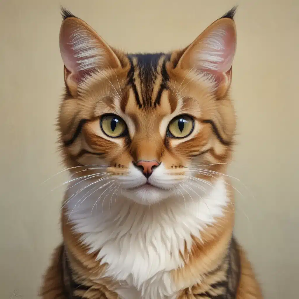 Balancing Spontaneity and Control in Captivating Feline Paintings