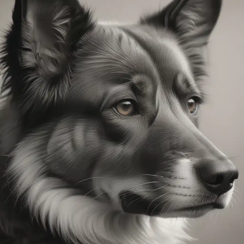 Charcoal Caress: Capturing the Softness and Texture of Fur in Canine Drawings