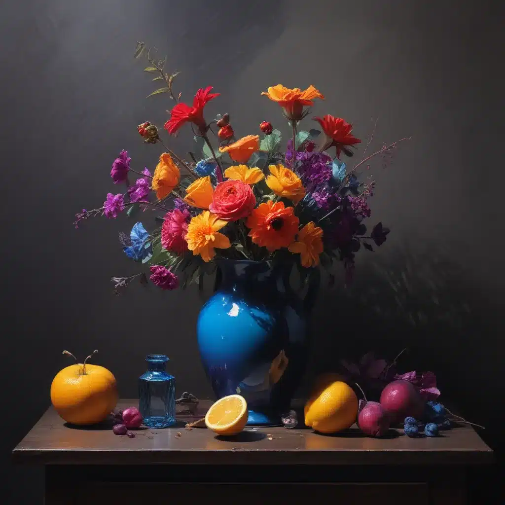 Chromatic Chiaroscuro: Harmonising Colour and Contrast in Experimental Still Life Painting with Mixed Media