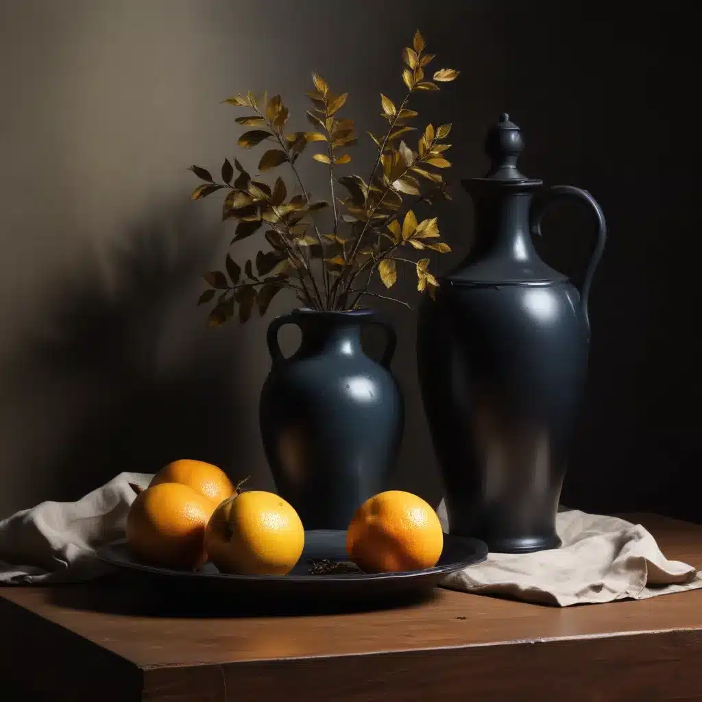 Designing with Darkness: Dramatic Chiaroscuro in Still Life Painting