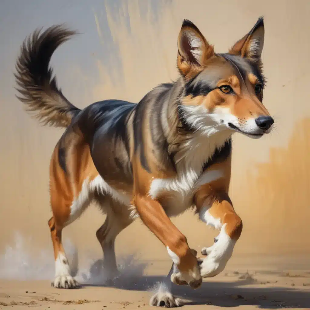 Designing with Rhythm and Movement for Dynamic and Energetic Animal Paintings