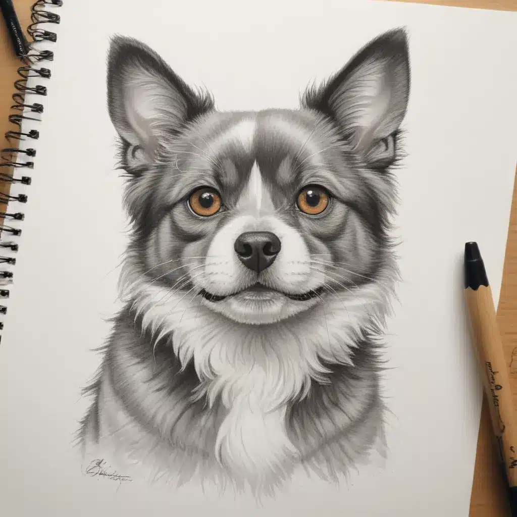 Elevating the Everyday: Sketching Pets in Candid Moments to Infuse Drawings with Energy and Life