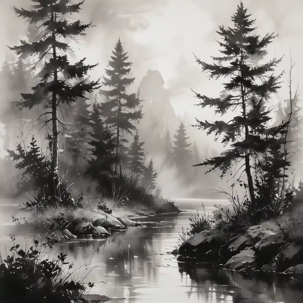 Embracing Chance: Unconventional Explorations in Ink Wash Painting