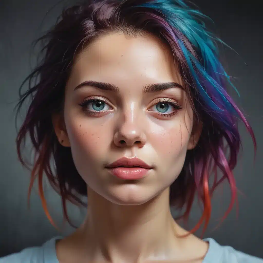 Emotive Portraiture: Conveying Emotion through Expressive Colour Palettes in Vibrant Acrylic Portrait Paintings