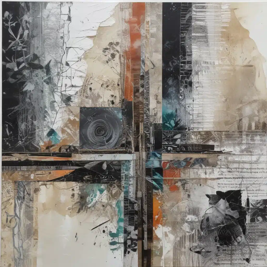 Experimental Mixed Media Collage: Blurring Artistic Boundaries