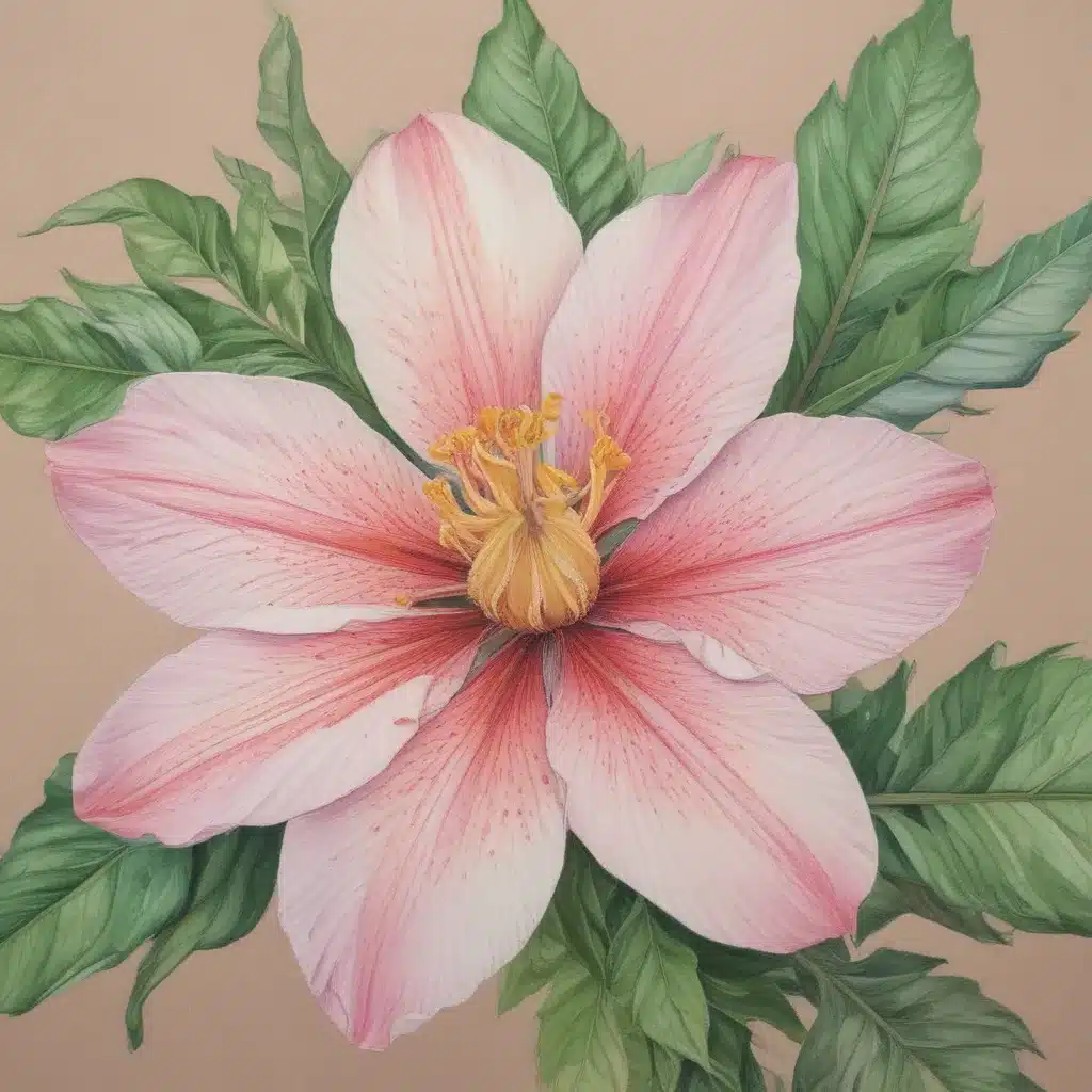 Expressive Botanicals: Balancing Realism and Abstraction in Delicate Floral Coloured Pencil Drawings