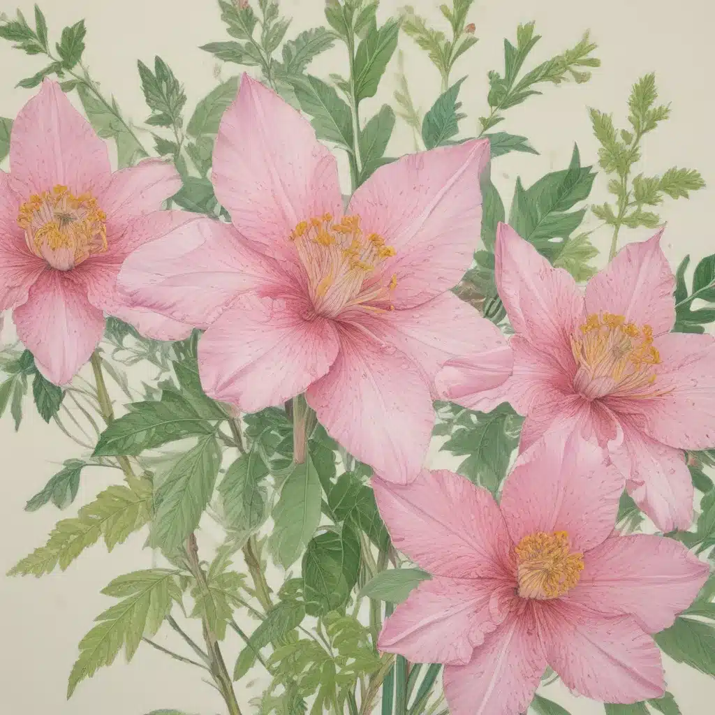 Expressive Botanicals: Balancing Realism and Abstraction in Delicate Floral Coloured Pencil Illustration Studies
