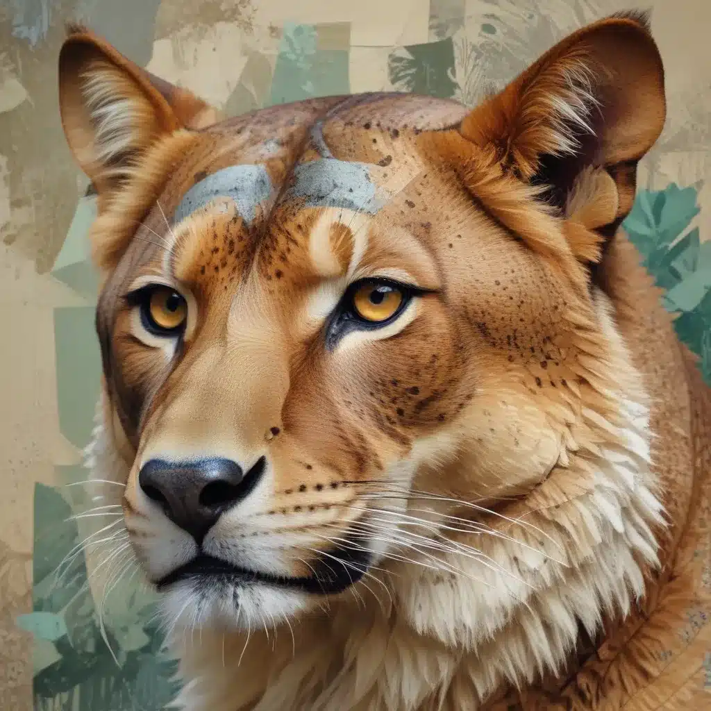Innovating with Collage Techniques for Unique and Textural Animal Art