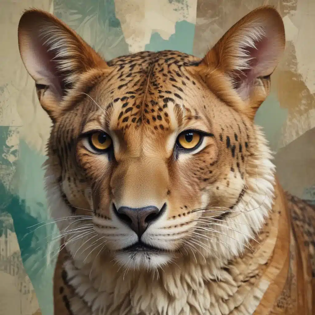 Innovating with Collage for Textural and Unique Animal Artworks