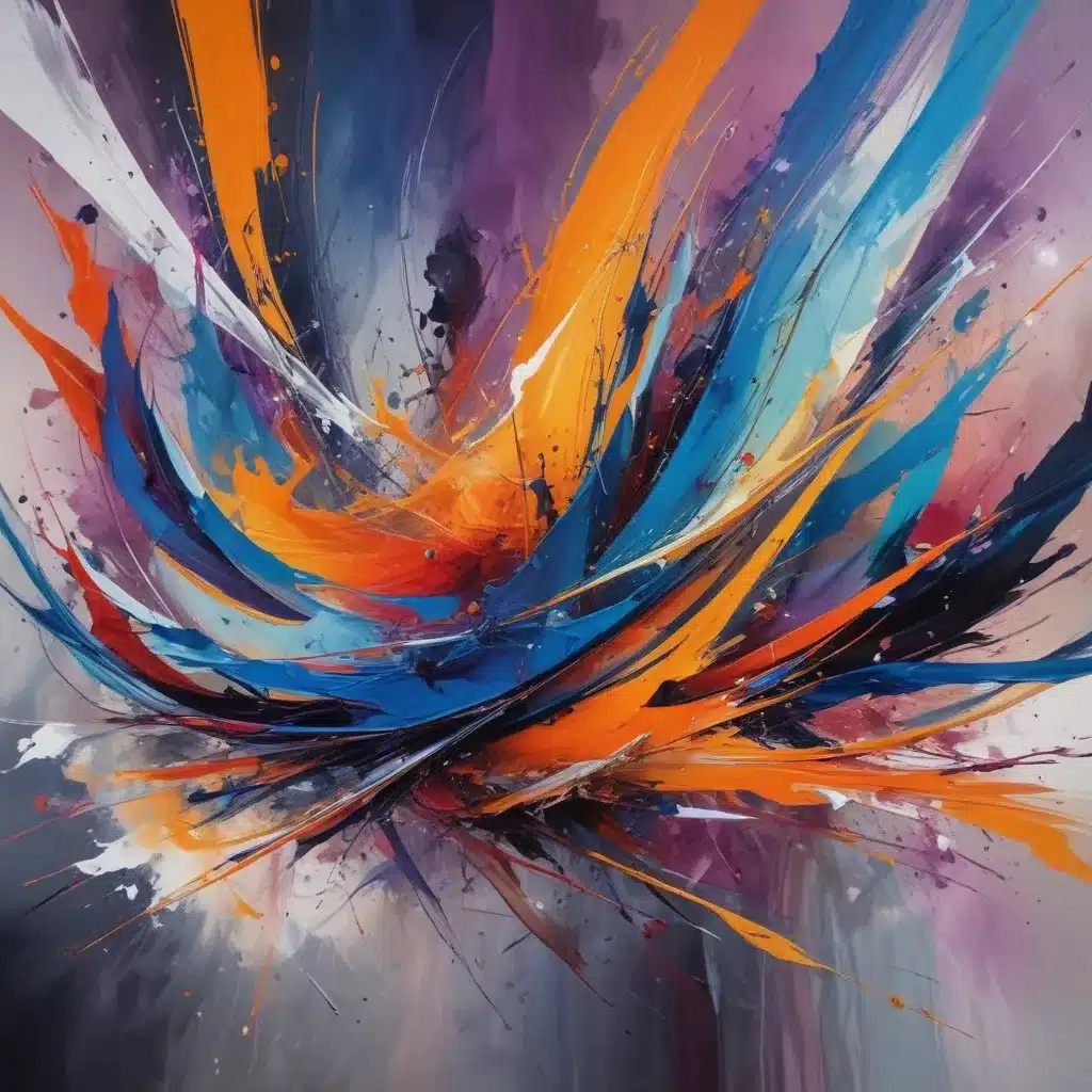 Kinetic Compositions: Mastering the Art of Depicting Movement in Dynamic Acrylic Abstracts
