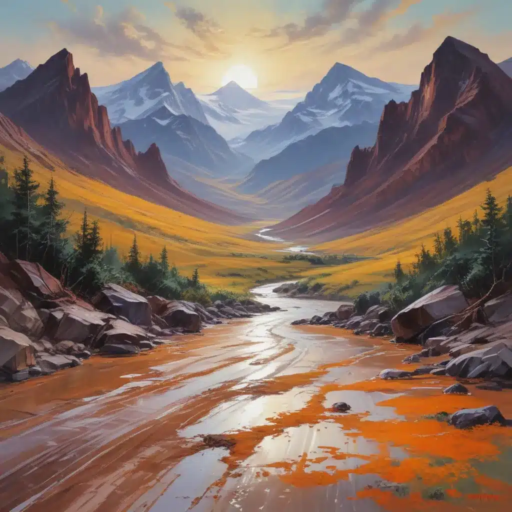 Kinetic Compositions: Mastering the Art of Depicting Movement in Dynamic Acrylic Landscape Paintings