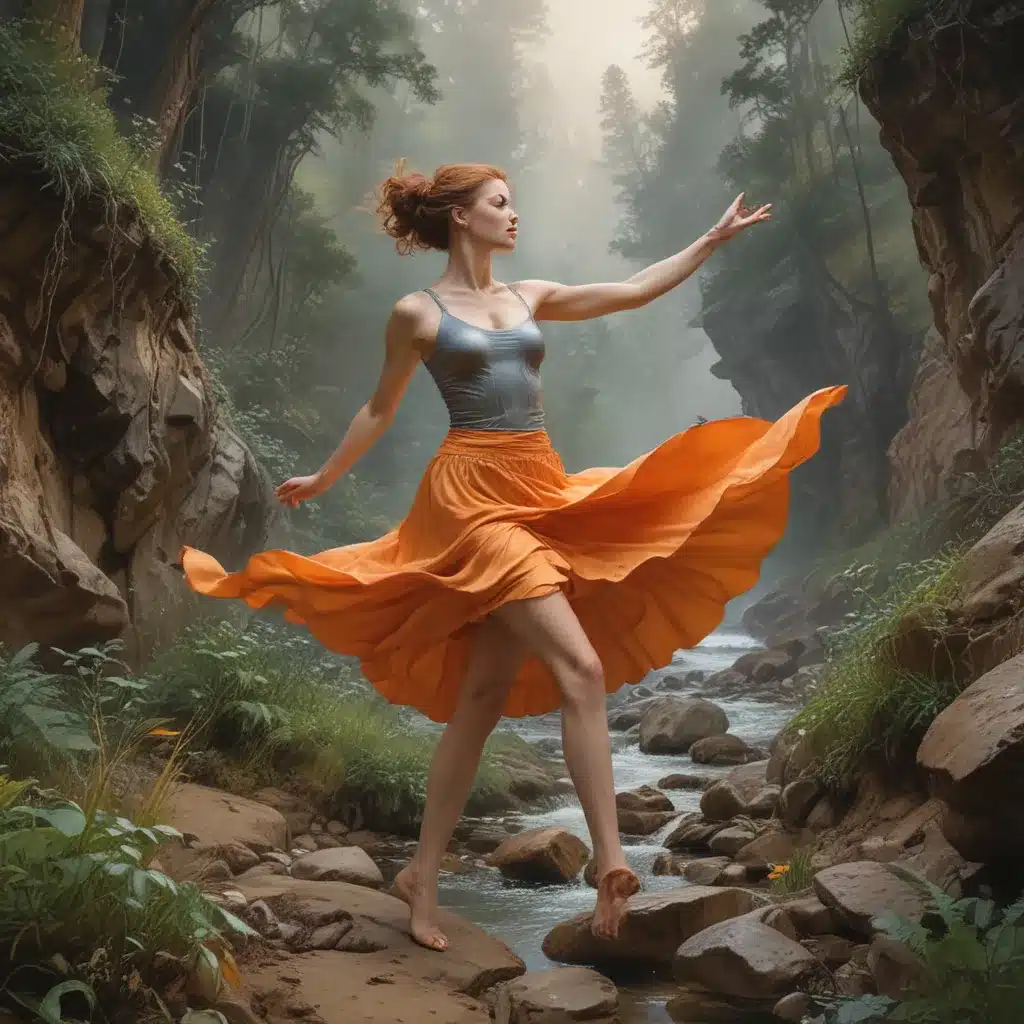 Kinetic Compositions: Mastering the Art of Depicting Movement in Dynamic Mixed Media Landscapes