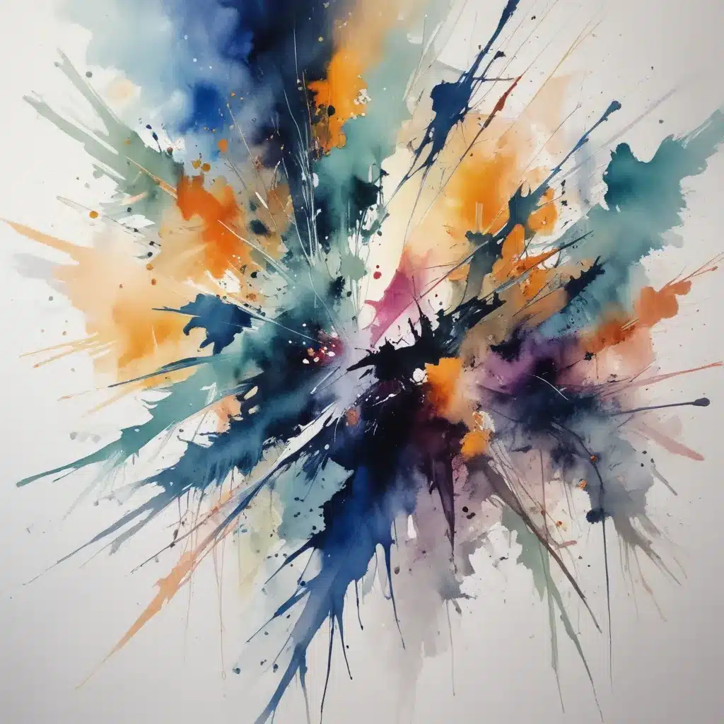 Kinetic Compositions: Mastering the Art of Depicting Movement in Expressive Abstract Watercolours