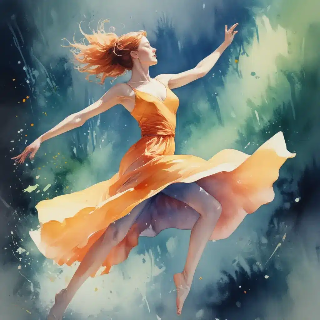 Kinetic Compositions: Mastering the Art of Depicting Movement in Luminous Watercolour Illustrations