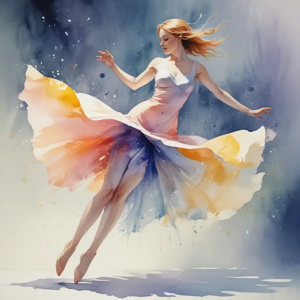 Kinetic Compositions: Mastering the Art of Depicting Movement in Luminous Watercolour Paintings