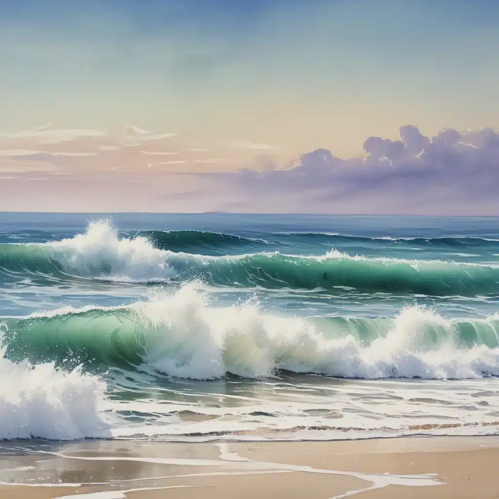 Kinetic Compositions: Mastering the Art of Depicting Movement in Luminous Watercolour Seascape Studies