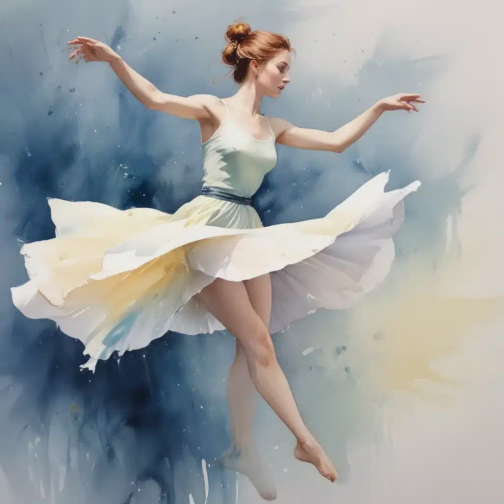 Kinetic Compositions: Mastering the Art of Depicting Movement in Luminous Watercolour Studies