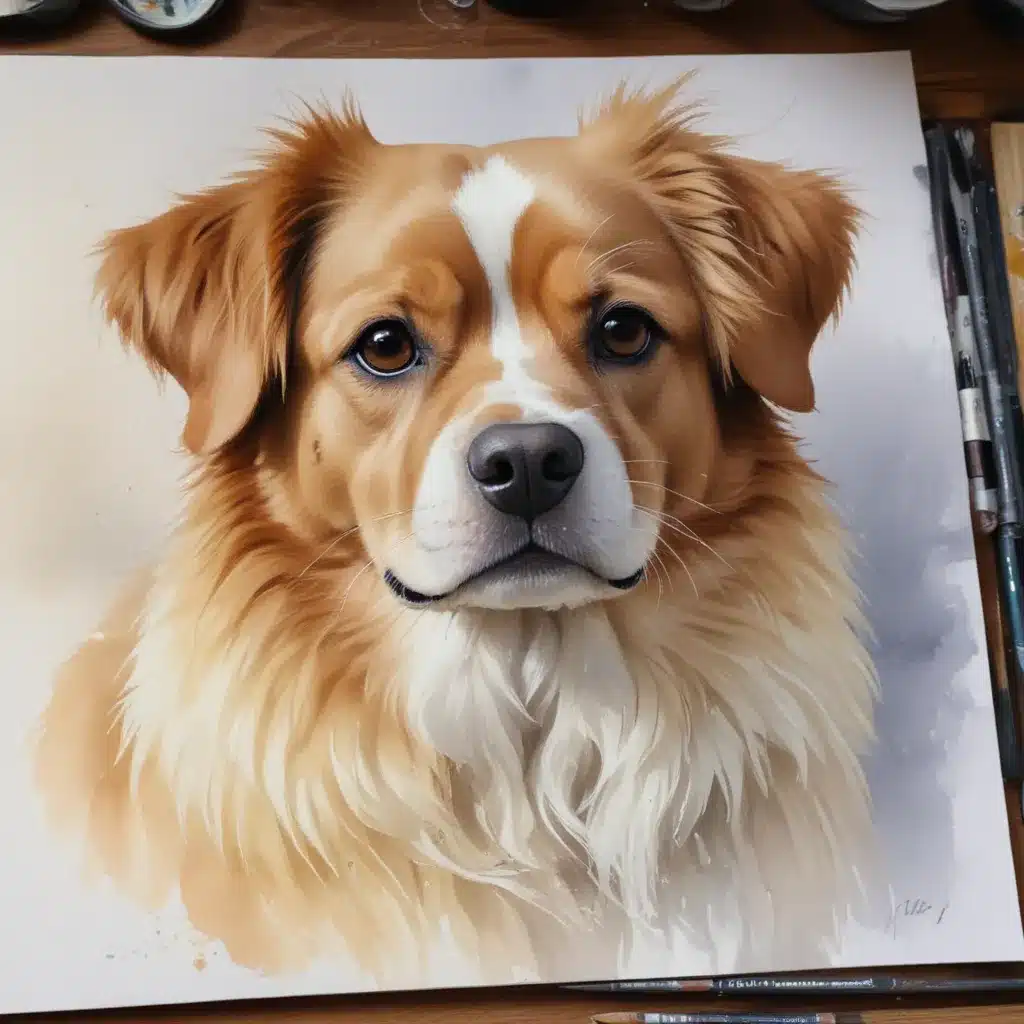 Optimising Watercolour Washes for Atmospheric and Moody Pet Commissions