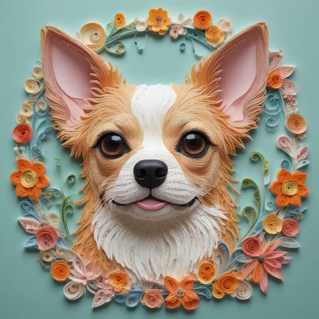 Quilling Artistry: Crafting Intricate Paper Designs for Captivating Pet Art