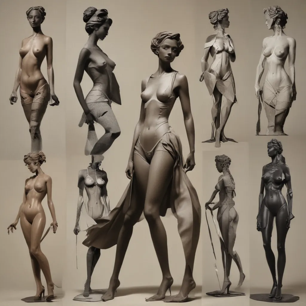 Sculptural Silhouettes: Innovative Approaches to Figure Drawing in Collage