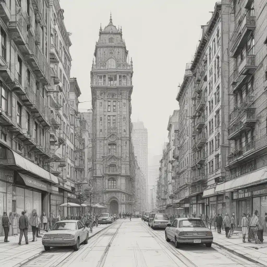 Sketching the Urban Landscape: Capturing the Essence of the Built Environment