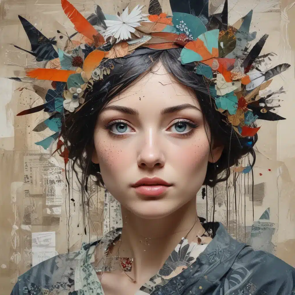 Symbolic Narratives: Incorporating Metaphor into Abstract Artworks Using Innovative Collage Techniques in Mixed Media