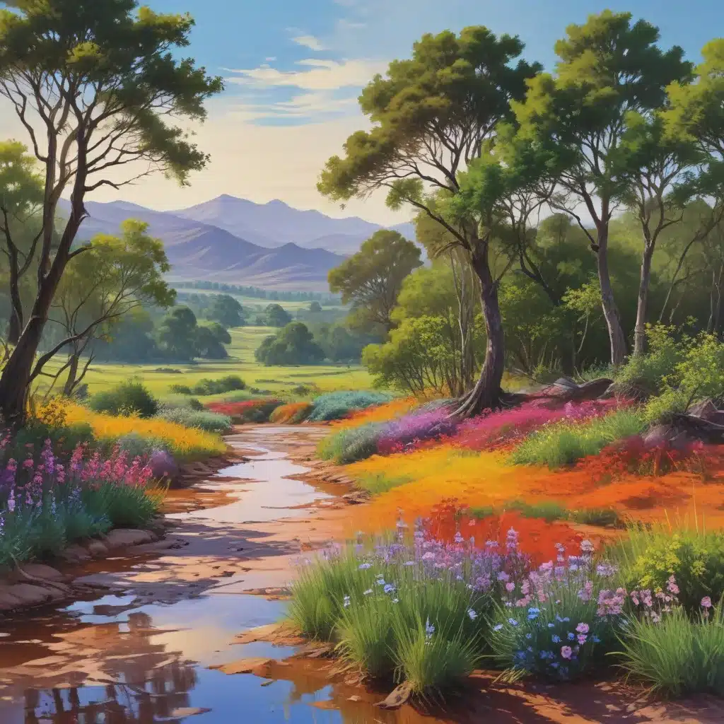Unconventional Perspectives: Innovative Approaches to Landscape Painting in Vibrant Acrylic Mediums
