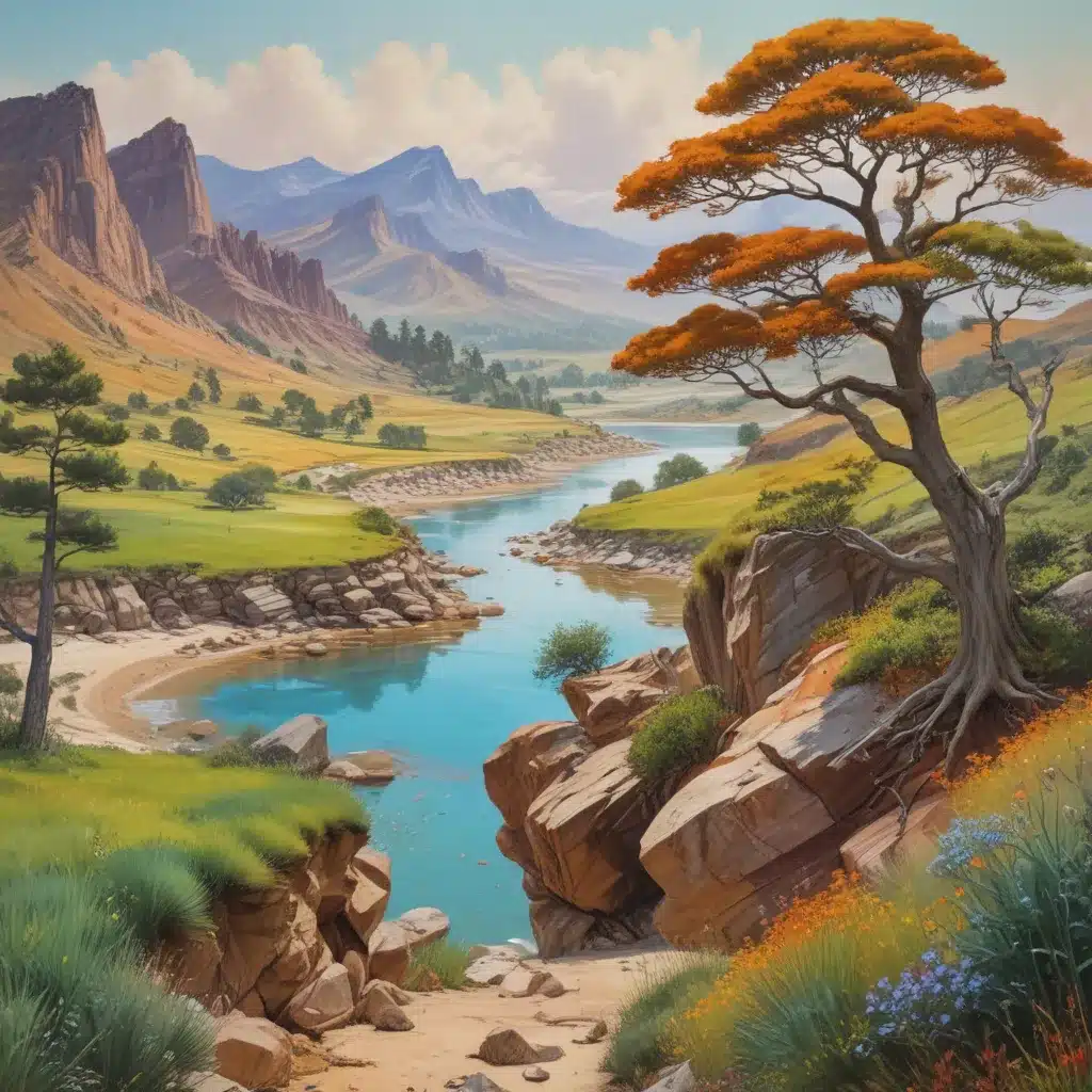 Unconventional Perspectives: Innovative Approaches to Landscape Painting in Vibrant Mixed Media