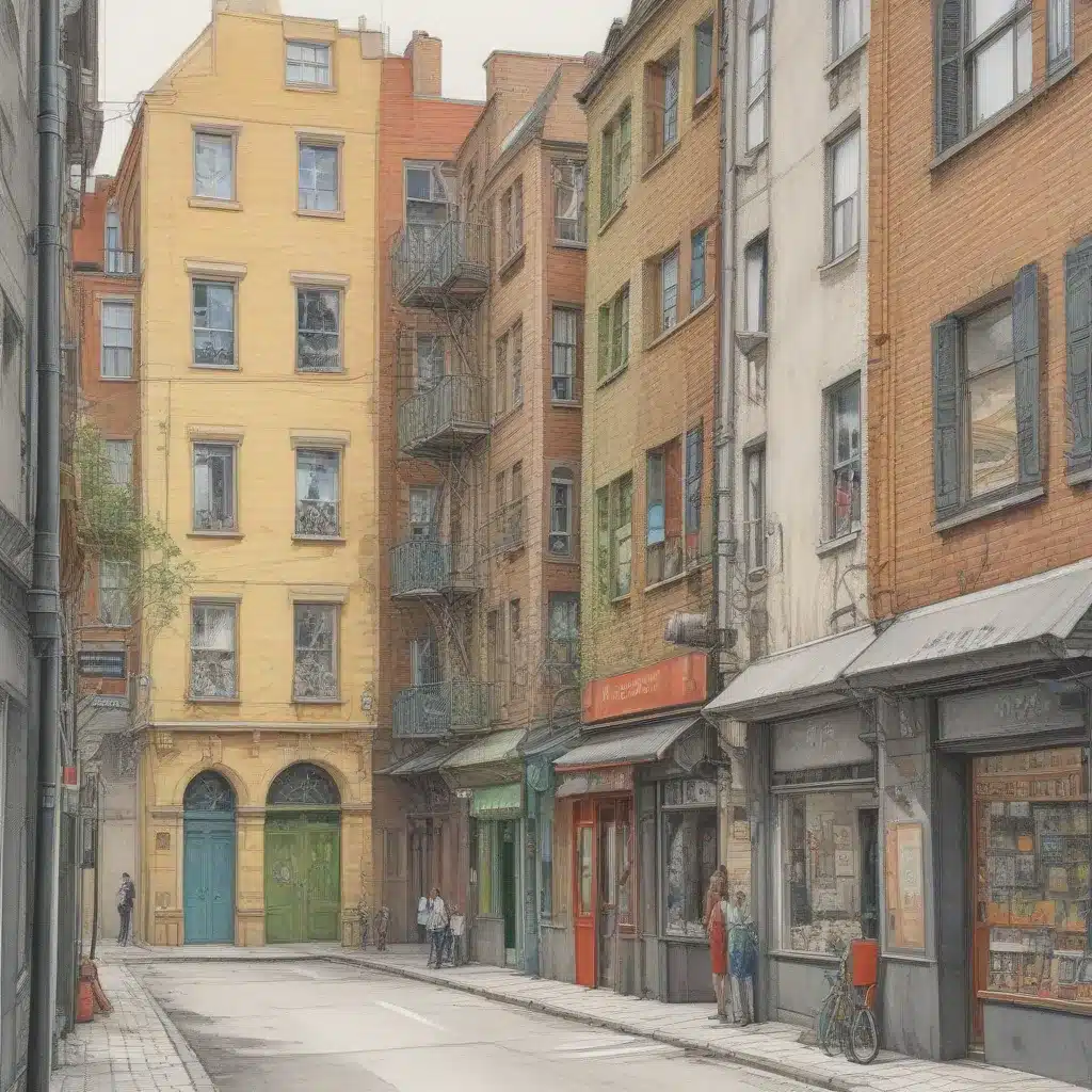 Unconventional Perspectives: Innovative Approaches to Urban Sketch Composition in Expressive Coloured Pencil Drawings