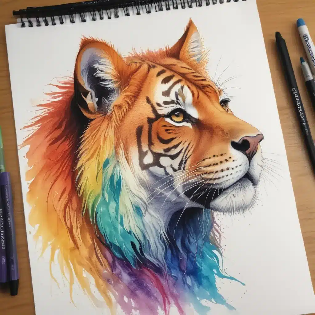 Unlocking the Versatility of Markers for Vibrant and Expressive Animal Sketches