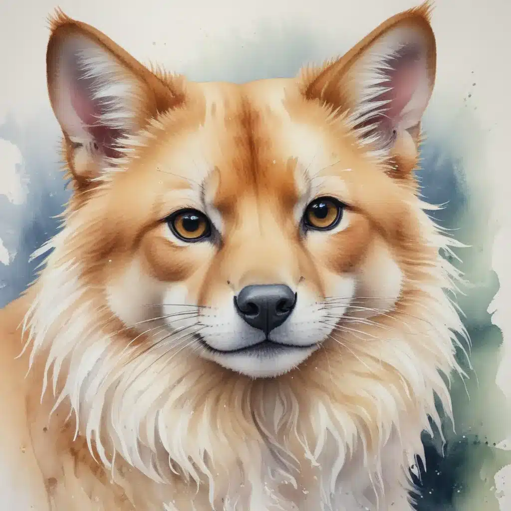 Watercolour Whispers: Delicate Brushwork for Ethereal and Emotive Animal Artworks
