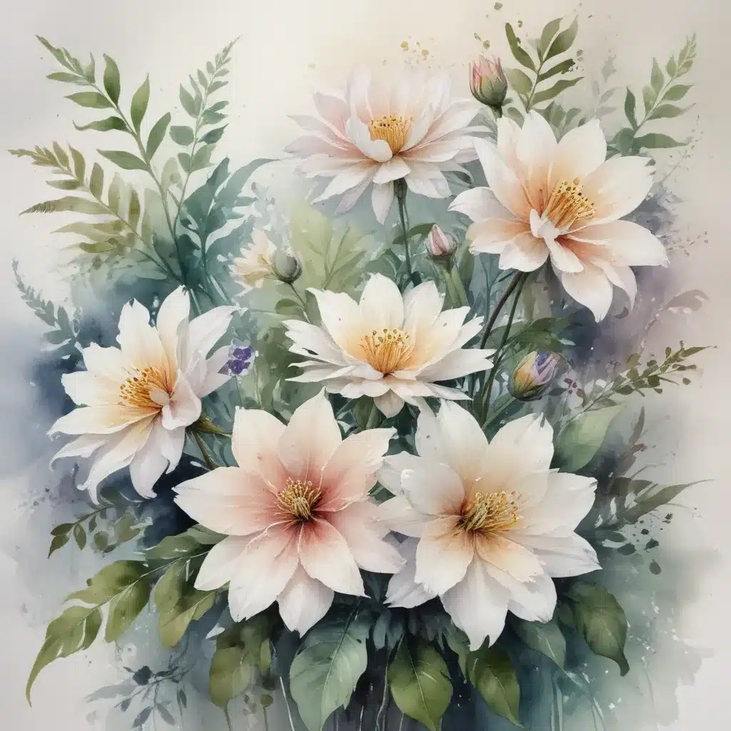 Watercolour Whispers: Painting Ethereal, Poetic, and Emotionally-Charged Floral Artworks