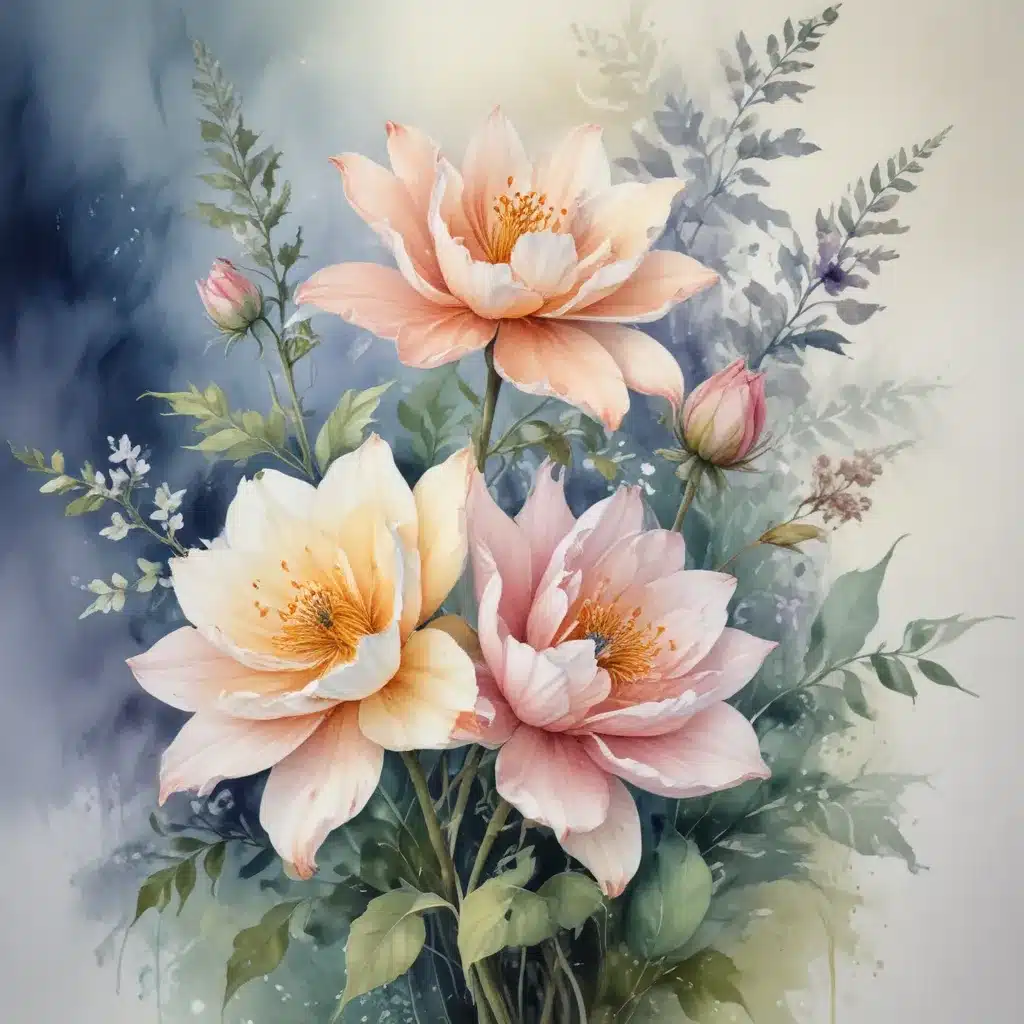 Watercolour Whispers: Painting Ethereal, Poetic, and Emotionally-Resonant Floral Artworks