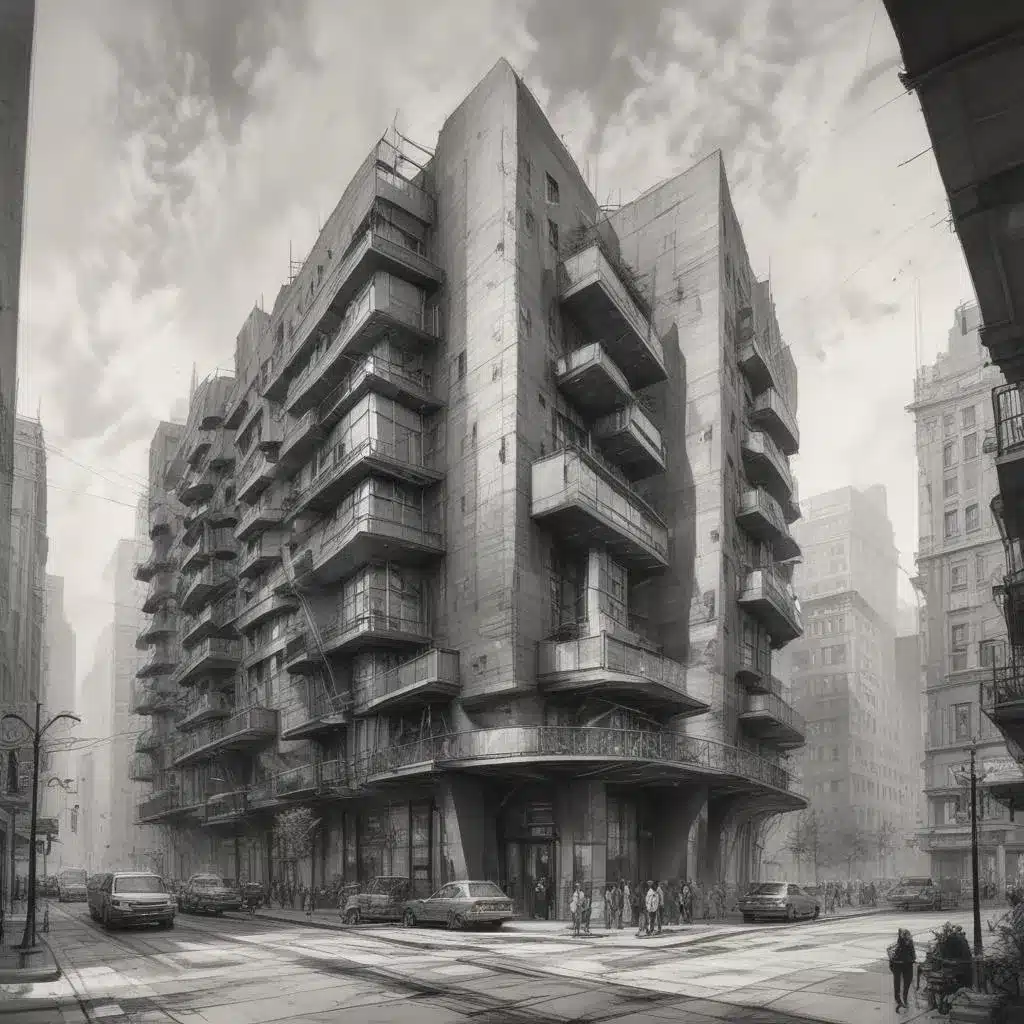 Architectural Sketching: Innovative Strategies for Atmospheric Perspective in Graphite