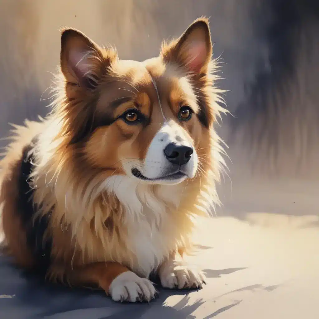 Balancing Light and Shadow: Atmospheric, Dramatic, Emotive, Moody, and Atmospheric Watercolour Paintings of Furry Friends
